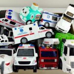 救急車パトカー消防車をチェック! 坂道を緊急走行するよ! Check out ambulance policecar bump truck! run on the slope.