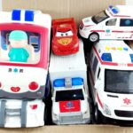 『 police☆消防車★パトカー☆バス』などのミニカーが坂道走行します☆dump truck ☆緊急車両のサイレン音