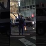 【緊急走行!】事故処理パトカーの警察官が！あれ車ってどこあります？事故車！これ？うちも転回します!!#shorts