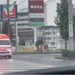 足利市消防本部　河南消防署　河南救急1  緊急走行