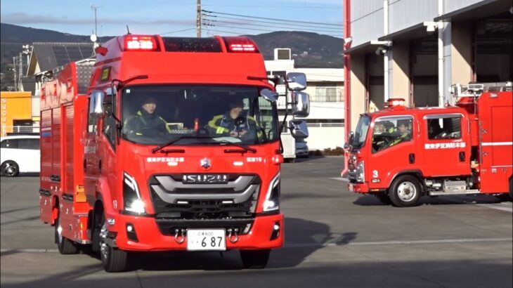 【緊急走行】駿東伊豆消防本部 沼津19･沼津3 その他災害出動