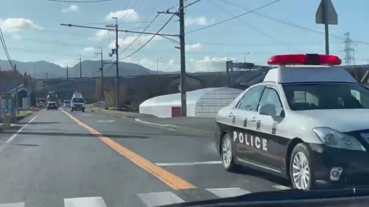 🚨兵庫県警🚨警察車両2台🚨赤色灯🚨パトカー🚨