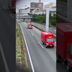 🚨高速道路を走る消防車両2台🚨消防庁🚨レスキュー🚨赤色灯🚨　#shorts