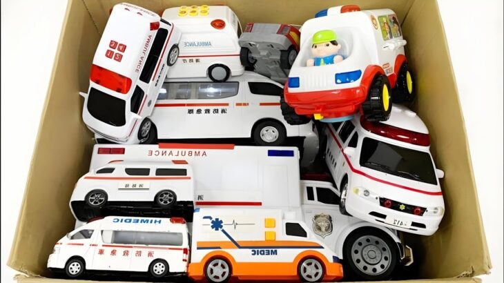 救急車のミニカー走る！坂道緊急走行テスト。サイレンあり☆Ambulance mini car run! Slope emergency driving test! There is a siren.