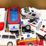 救急車パトカー消防車のミニカーが走る走る！坂道を緊急走行テスト Ambulance police car Minicar of fire truck run run! Slope drive test