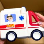 救急車が坂道を緊急走行テスト！光とサイレンあり！Working Vehicles! Ambulance performs emergency driving test on hill