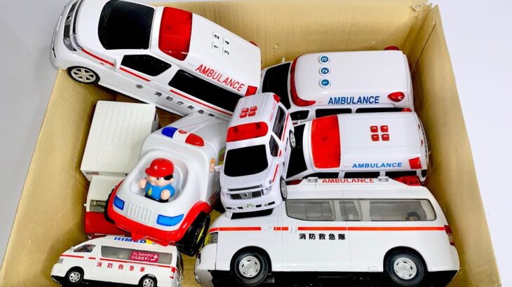 救急車のミニカー坂道走行☆緊急走行テストしました！ambulance minicar