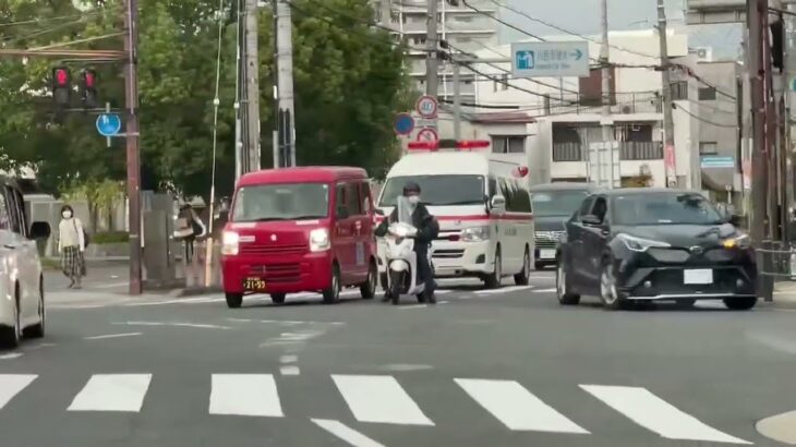 🚨救急車🚨赤色灯🚨