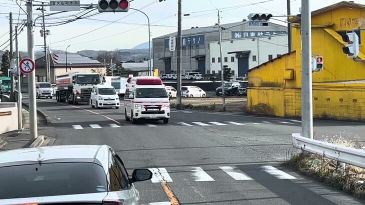 日和田救急1 緊急走行🚨