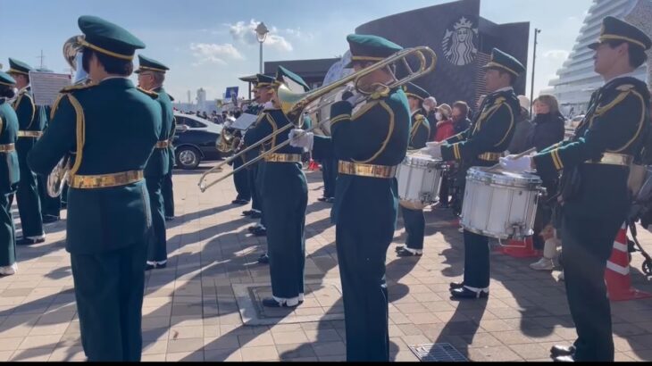 🎺兵庫県警察音楽隊🎺令和7年年頭視閲式🎺兵庫県警音楽隊🎺メリケンパーク🎺