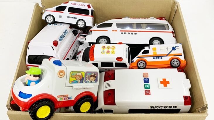 救急車のミニカー走る。坂道緊急走行テスト。サイレンあり☆Ambulance mini car run. Slope emergency driving test! There is a siren.