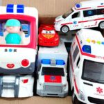 救急車パトカー消防車をチェック! 坂道を緊急走行するよ! Check out ambulance policecar bump truck! run on the slope.