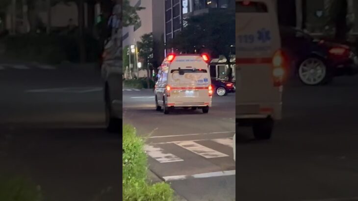 緊急走行 トヨタ ハイメディック 救急車 名古屋市消防局 Toyota Himedic Ambulance Nagoya City Fire Bureau