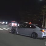 緊急走行！！WRX S4覆面パトカー  暴走バイク追跡【高知県警】