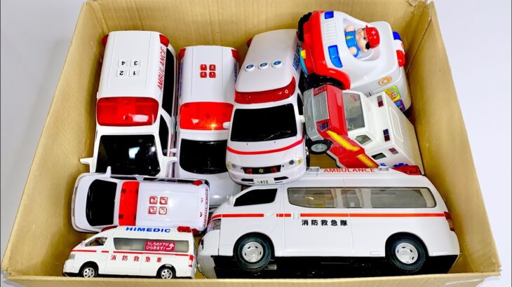 救急車のミニカー緊急走行テスト☆坂道走行！ambulance minicar