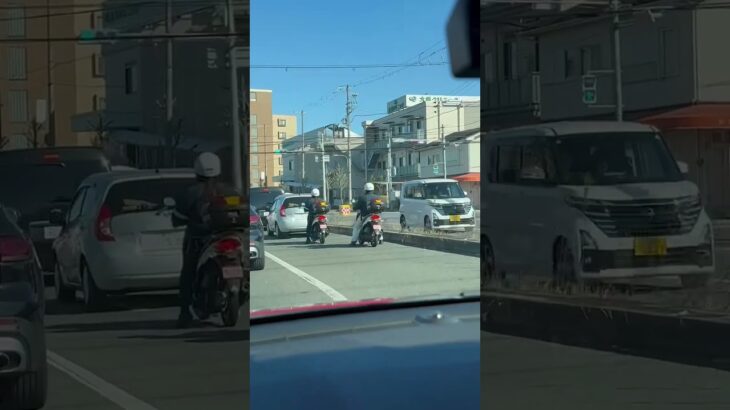 👮兵庫県警👮バイクの警察官👮2台で走行👮　#shorts