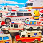 救急車が緊急走行 はたらくくるま Ambulance Minicar Toys Emergency Run