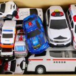 救急車とパトカーのミニカー走る！緊急走行。サイレン音☆Ambulance and police mini cars run! Emergency driving. siren sound ☆