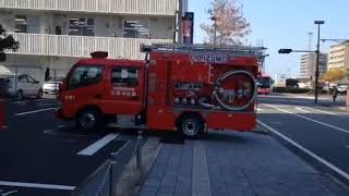 出雲市消防本部 松江北消防本部 島根県 緊急走行 消防車 救急車