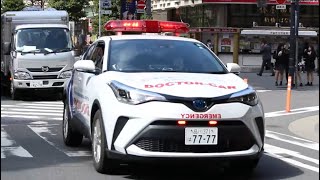 東京都済生会中央病院ドクターカー緊急走行2連発！他