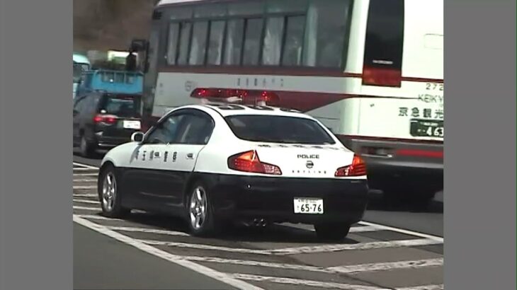 神奈川・埼玉交通警察2004　パトカー　緊急走行　policecar