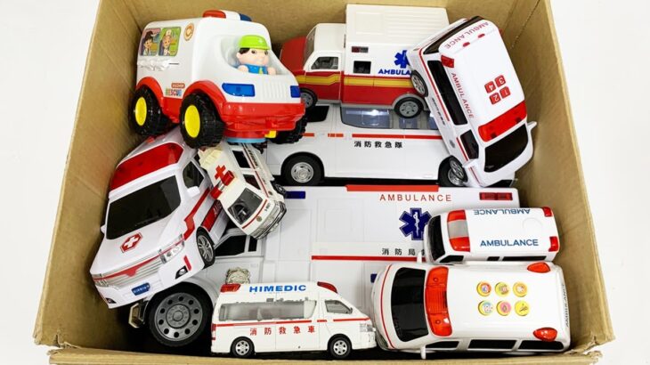 救急車のミニカー走る。坂道緊急走行テスト。サイレンあり☆Ambulance mini car run. Slope emergency driving test! There is a siren.