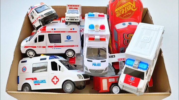 救急車のミニカー走る！緊急走行テスト！坂道走行です☆ Ambulance minicar runs in an emergency with sirens sounding! Part – 1