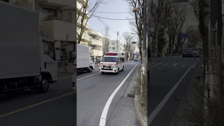 【緊急走行】救急車がサイレンを鳴らし緊急走行 Tokyo Fire Department Ambulance 東京消防庁 下丸子