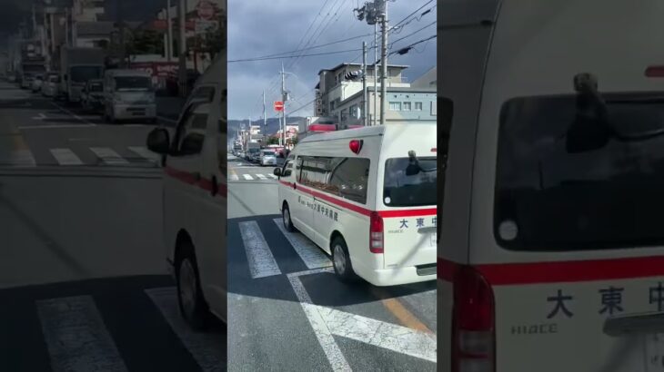 【救急車🚑緊急走行🚨】#shorts#救急車#緊急走行