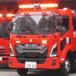 【交通救助出場】東京消防庁 日本橋消防署  日本橋２､日本橋１サイレン響かせ緊急出動