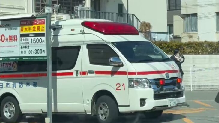 🚨救急車🚨赤色灯🚨池田市消防本部🚨