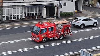 消防車　緊急走行