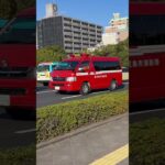 【緊急走行】鹿児島市消防局　火災原因調査車