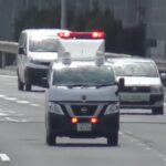 🚨高速道路を走る警察車両🚨赤色灯🚨兵庫県警🚨