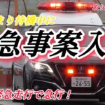 【激アツ緊急走行】埼玉県警所轄パトカーが取り締まり待機中に緊急事案が入電！！