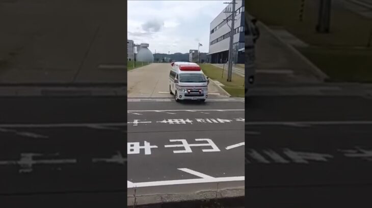 上越消防署管内急病事案へ出場する上越救急1