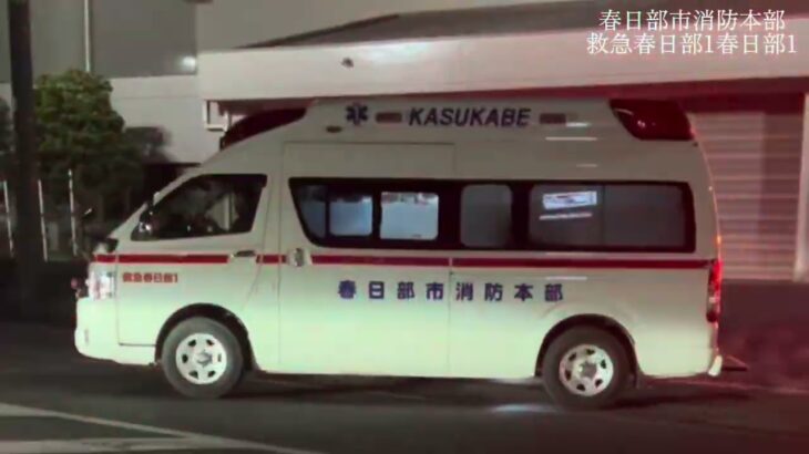 『救急消防・出動』更新された春日部1更新されて1ヶ月も経たずにPA連携出動、出動予告を鳴らして急行！　救急春日部1春日部1出動シーン