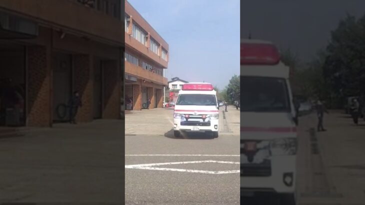 上越消防署管内急病事案へ出場する南救急1※南救急2とは別件※#2遊撃隊長さんより提供転載