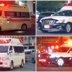 緊急車両の走行集（2023年10月）