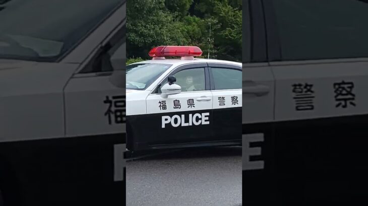 210系クラウンパトカー防災訓練緊急走行#パトカー