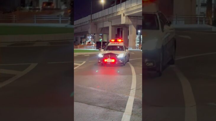 【福岡県警】210系パトカー・緊急走行🚨