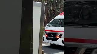 #福岡市消防局 #救急車 今日の夜7:00から公開！！西本署壱岐出張所 救急11 緊急走行