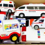 救急車 大小様々なミニカーが走る！坂道で緊急走行☆サイレンあり Ambulance Minicars of various sizes run.With siren sound