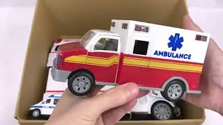 救急車のミニカー走る！緊急走行テスト！坂道走行です☆ Ambulance minicar runs in an emergency with sirens sounding!