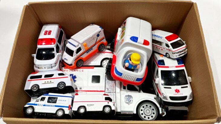 救急車のミニカー走る！緊急走行テスト！坂道走行です☆ Ambulance minicar runs in an emergency with sirens sounding!
