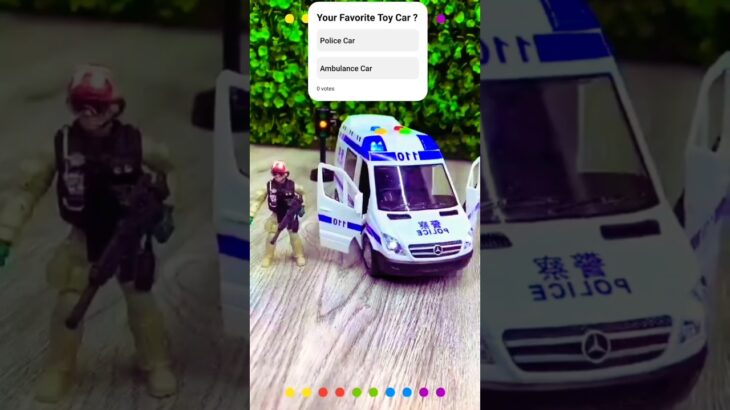 救急車のミニカー走る！緊急走行！坂道走行テスト Ambulance minicar runs on a slope with sirens sounding!