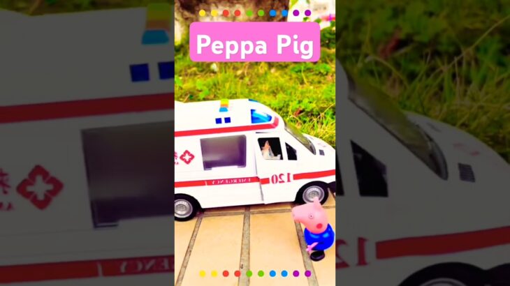 救急車のミニカー走る！緊急走行！坂道走行テスト Ambulance minicar runs on a slope with sirens sounding!