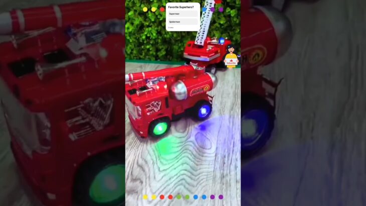 救急車のミニカー走る！緊急走行！坂道走行テスト Fire Truck minicar runs on a slope with sirens sounding!