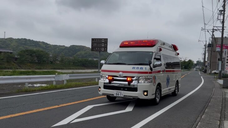 【救急車緊急走行】曇り空の元にMKD1が響く‼︎