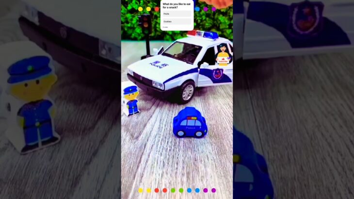 救急車のミニカー走る！緊急走行！坂道走行テスト Police minicar runs on a slope with sirens sounding!